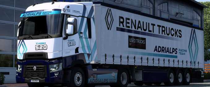 Trucks Renault Adrialps Racing Team Eurotruck Simulator mod