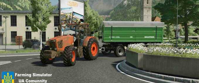 Traktoren Kubota M135 GX Landwirtschafts Simulator mod