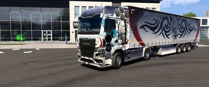 Trucks MAN Combo Skin Eurotruck Simulator mod