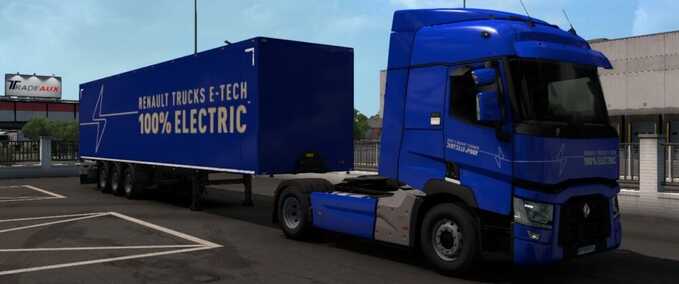 Trucks Renault Trucks E-Tech Skin Pack Eurotruck Simulator mod
