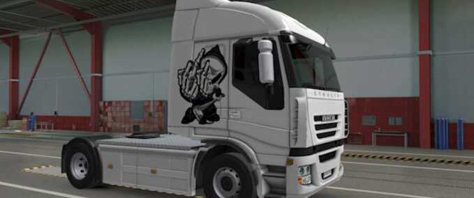 Trucks Iveco Stralis Skull Skin Eurotruck Simulator mod