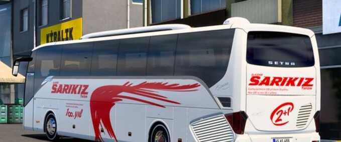 Setra S516HD Alaşehir Sarıkız Kaplaması Mod Image