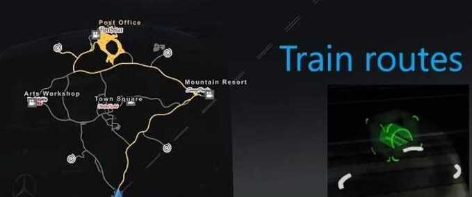 Maps [ATS] Route to Winterland - 1.49 American Truck Simulator mod