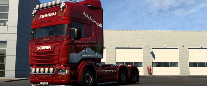 Trucks RJL Scania R Christmas Skin Eurotruck Simulator mod