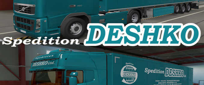Trucks Spedition Deshko Ltd. Skin Pack Eurotruck Simulator mod