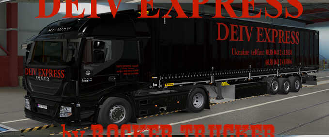 Trucks Deiv Express Skin Pack Eurotruck Simulator mod