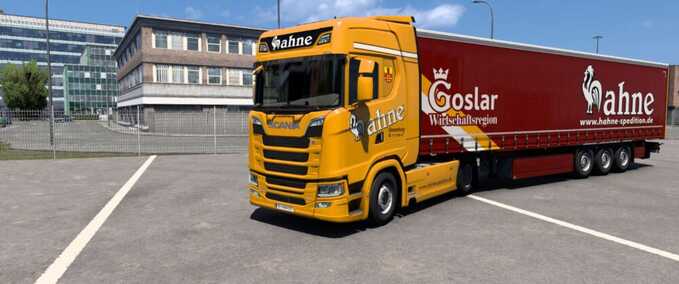 Trucks Scania Spedition Hahne Combo Skin  Eurotruck Simulator mod