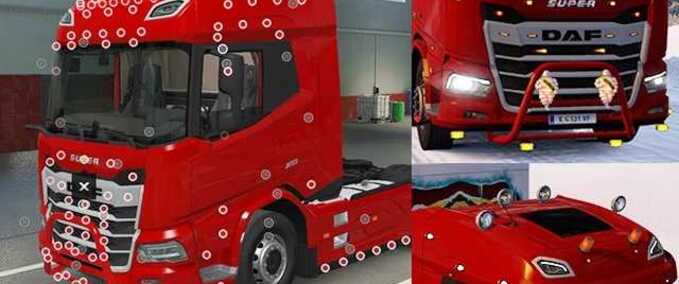 Trucks DAF XD Accessory Addon Slots Eurotruck Simulator mod