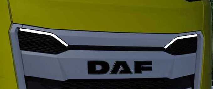 Trucks DAF 2021 Strip LED DRL Blinkers Light Eurotruck Simulator mod