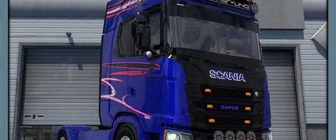 Trucks Scania S Skin by M_Design Eurotruck Simulator mod