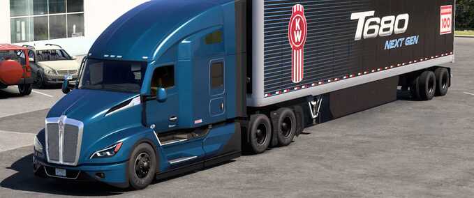 Trailer Kenworth T 680 Next Gen Trailer  American Truck Simulator mod