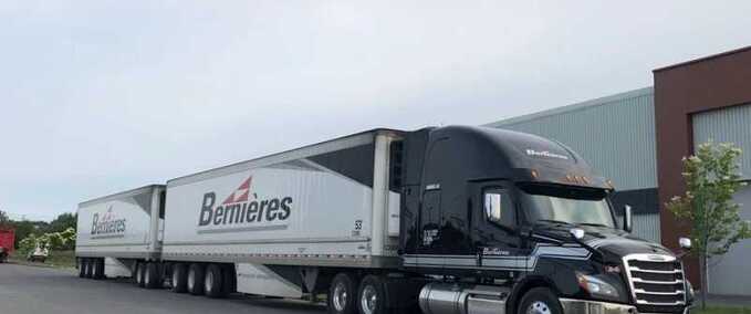 Skins Bernieres Transport, Quebec American Truck Simulator mod