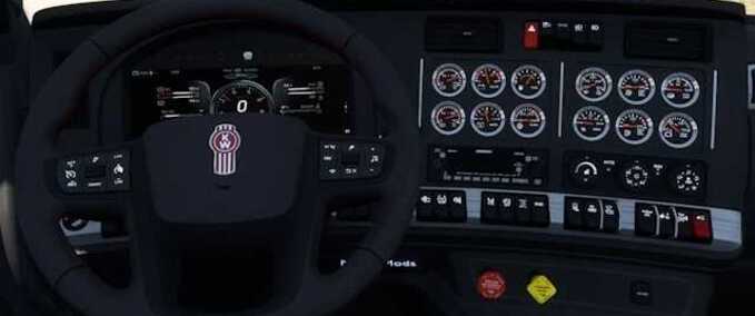 Trucks SCS T680 NG Full Dashboard  American Truck Simulator mod
