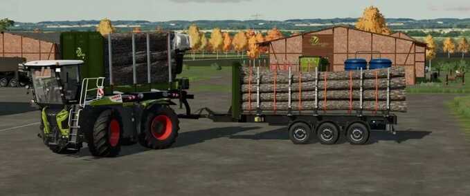 Claas SaddleTrac WoodShuttles Landwirtschafts Simulator mod