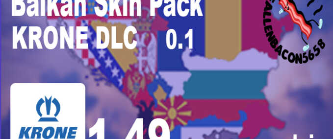 KRONE DLC Balkan Real Skin Pack  Mod Image
