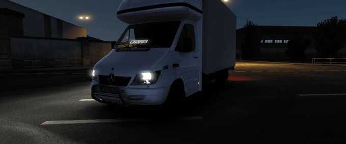 Trucks Mercedes Sprinter Curtainsider - 1.49 Eurotruck Simulator mod