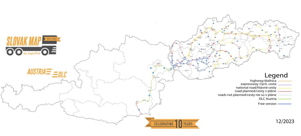 Map of Slovakia of KAPO944 [1.27.x] - Thumbnail 1