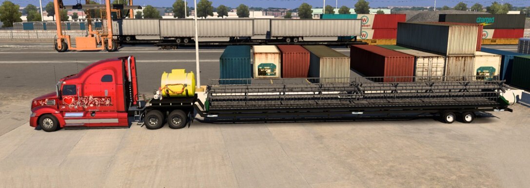 MIDWEST DURUS COMBINES HEADERS TRAILERS - 1.49 thumbnail 2