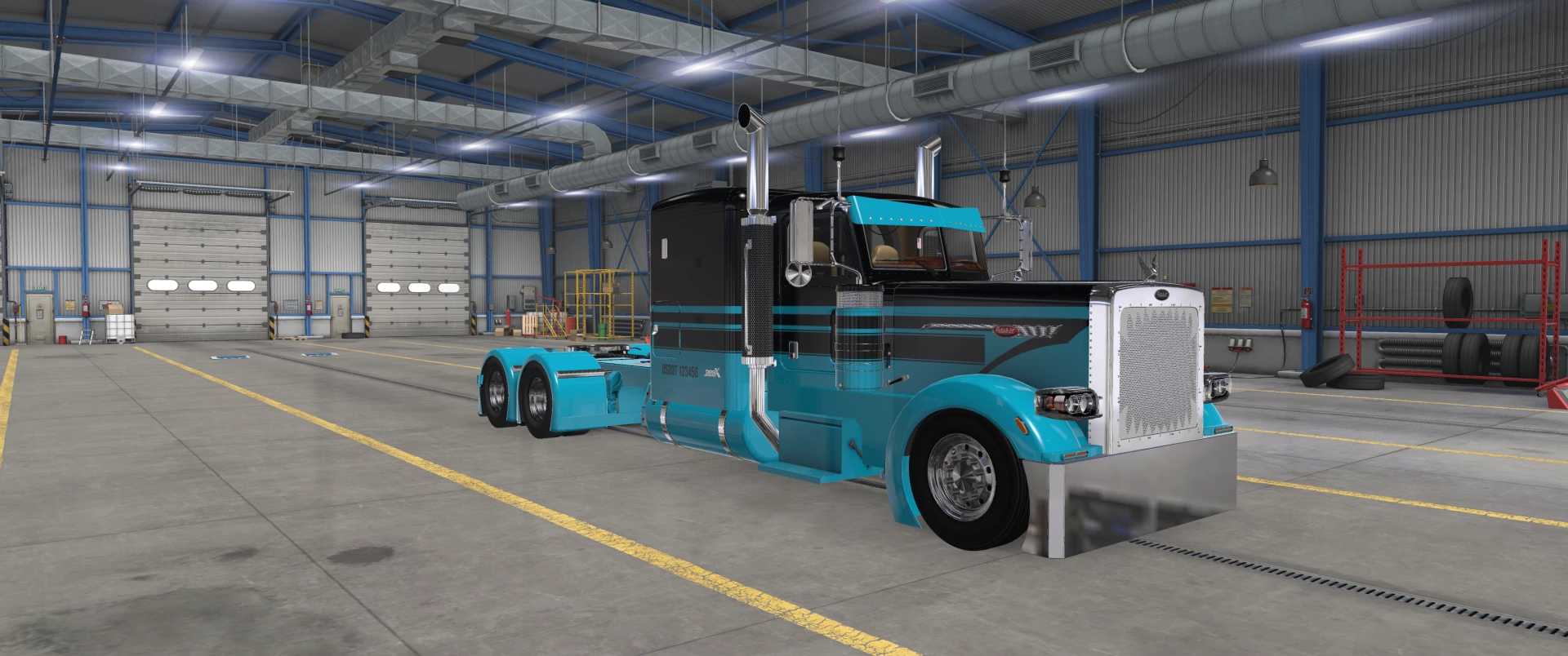 389 Pinga Blue & Black Truck Skin - 1.49 thumbnail 3
