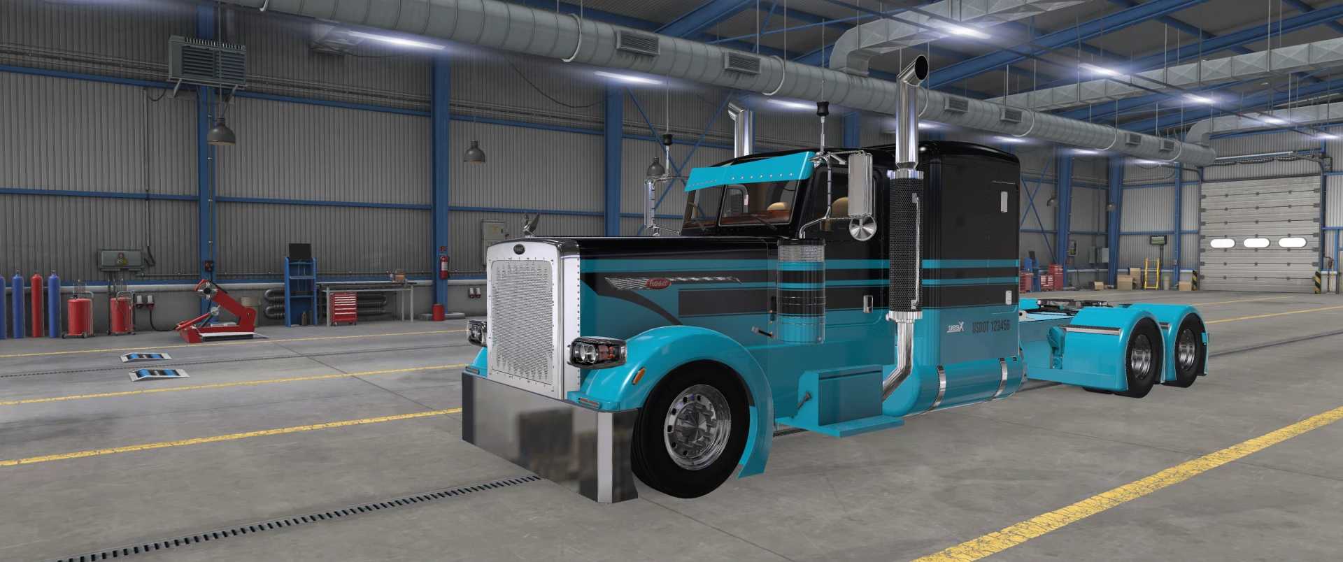 389 Pinga Blue & Black Truck Skin - 1.49 thumbnail 2