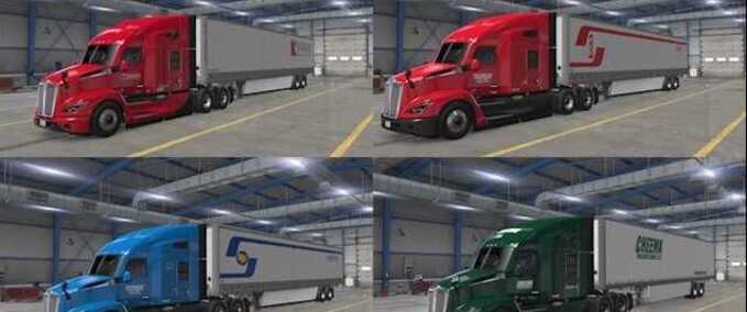 Trucks Trucks and Trailers Traffic Project by d goldhaber - 1.49 American Truck Simulator mod