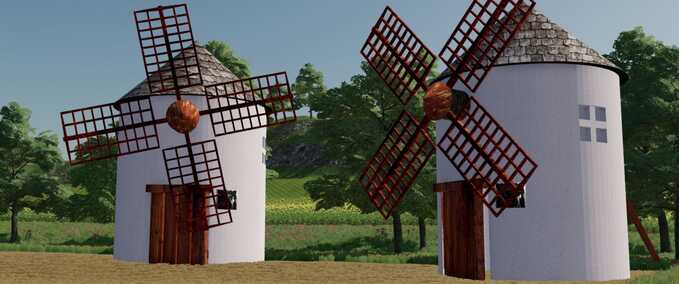 Dekoration Windmühle La Mancha Landwirtschafts Simulator mod