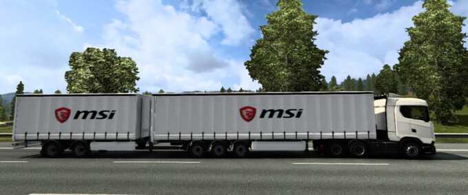 Trailer Real Company Traffic Trailer Pack No.2 Eurotruck Simulator mod