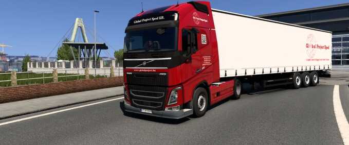 Trucks Global Project Sped Combo Skin  Eurotruck Simulator mod