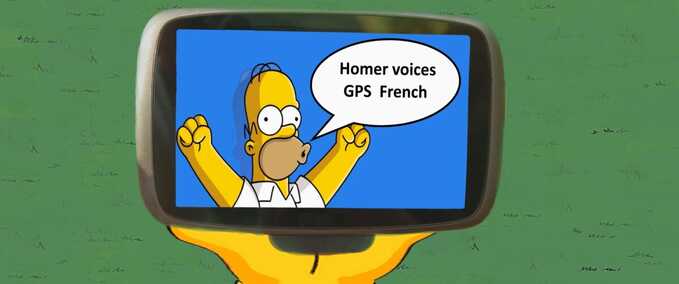 Trucks [ATS] Homer French GPS Voices American Truck Simulator mod