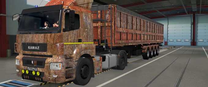 Trucks Army & Rusty Skins MegaPack - 1.49 Eurotruck Simulator mod