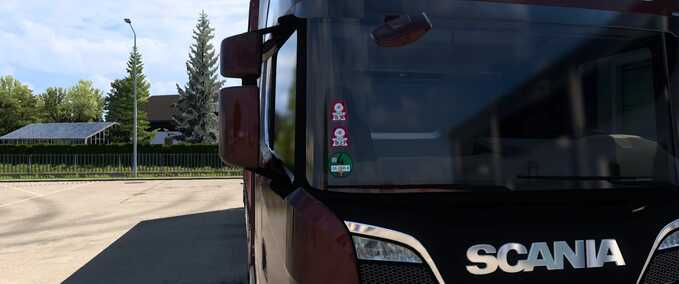 Trucks Toll + Emission Sticker Eurotruck Simulator mod