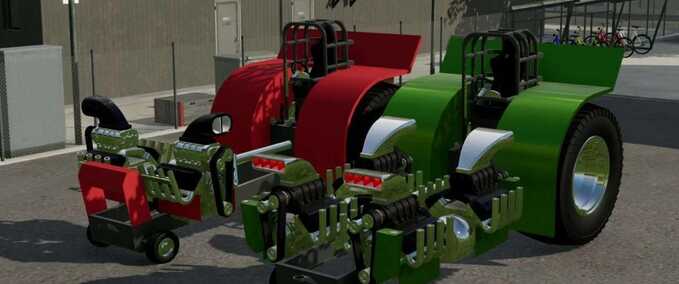Traktoren V8 Pulling Tractor  Landwirtschafts Simulator mod