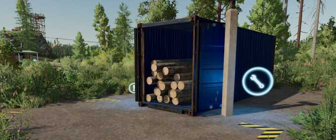Holz-Schiffscontainer Mod Image