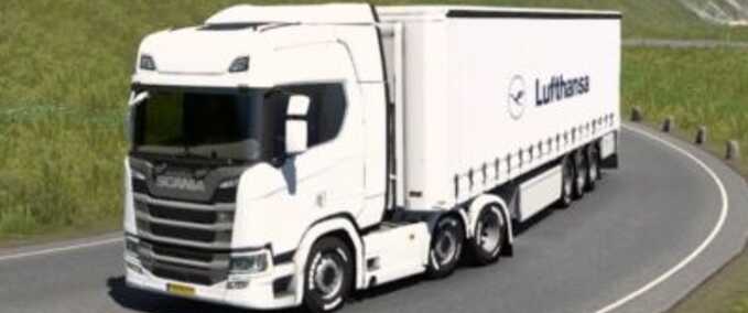 Trucks Lufthansa Skin Eurotruck Simulator mod