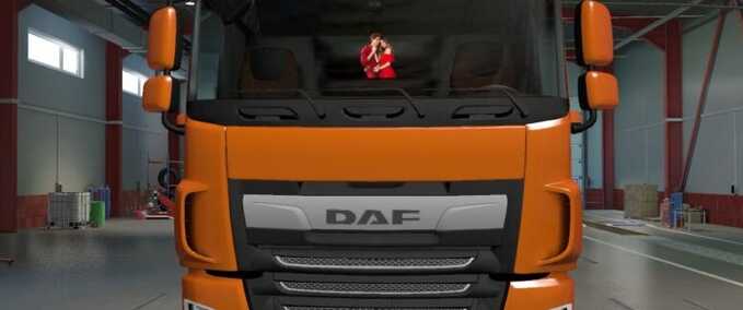 Trucks Windscreen Sticker for various Trucks Eurotruck Simulator mod