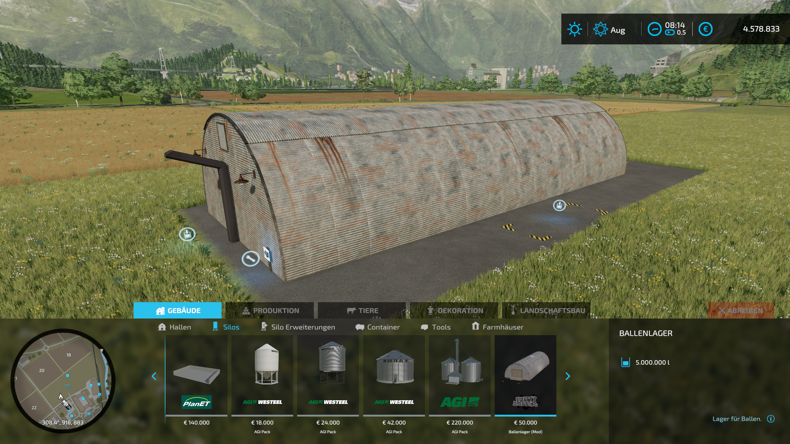 LS22 Bale storage - Thumbnail 1