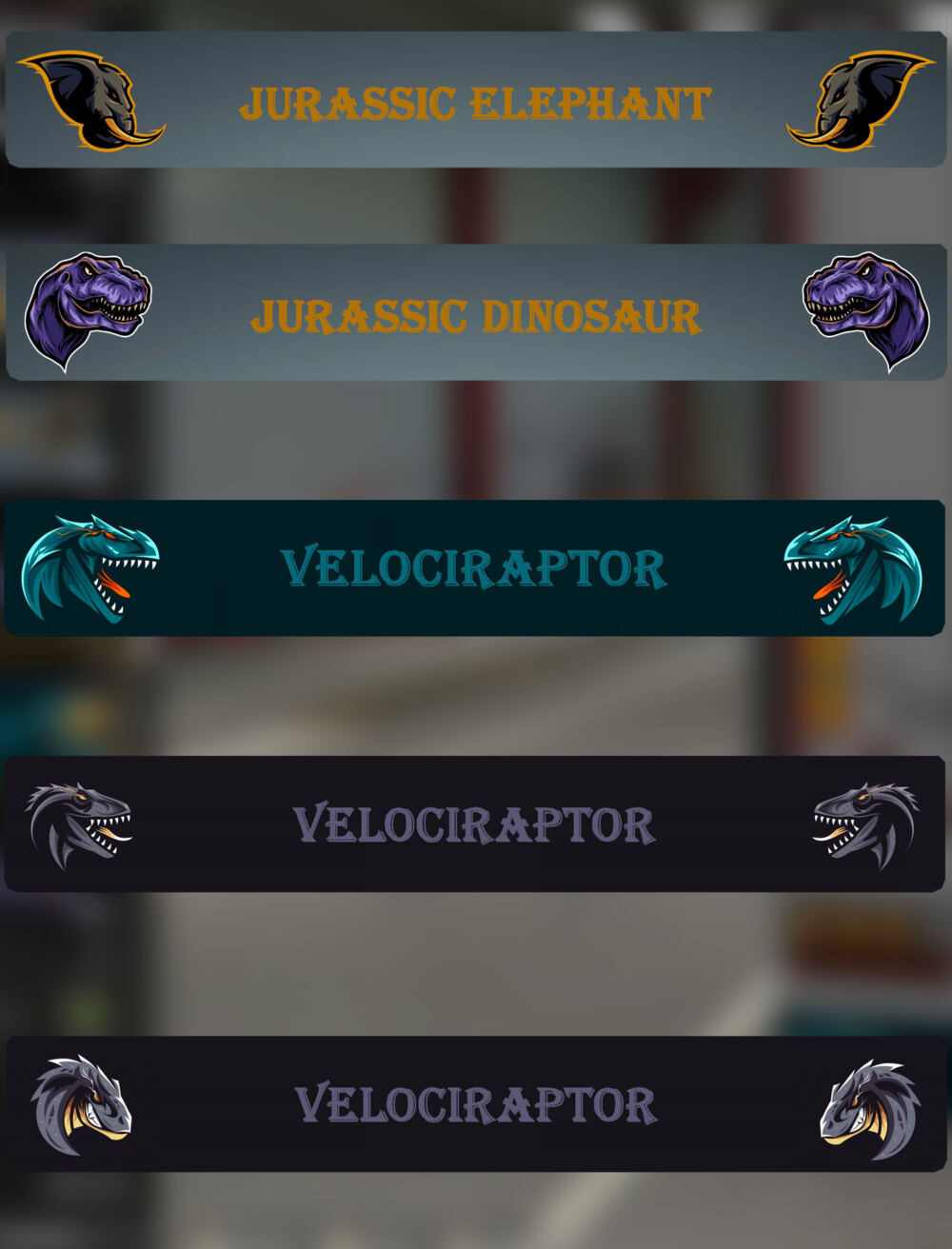 Jurassic Trailer Mudflaps - Thumbnail 1