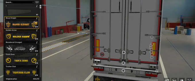 Trailer Box Trailer Mudflaps Eurotruck Simulator mod