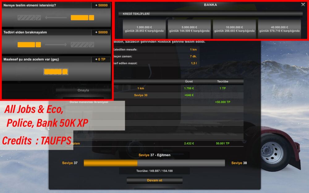 All Jobs & Eco, Police, Bank 50K, XP - Thumbnail 1