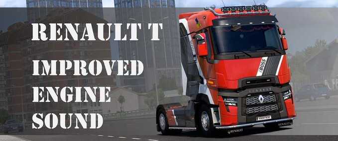 Trucks Renault T Improved Engine Sound  Eurotruck Simulator mod