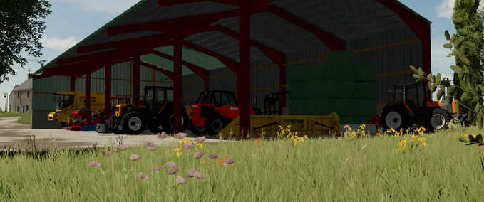 Schuppen Hangarfront Landwirtschafts Simulator mod