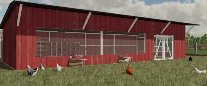 Tierställe Hühnerstall Large Landwirtschafts Simulator mod