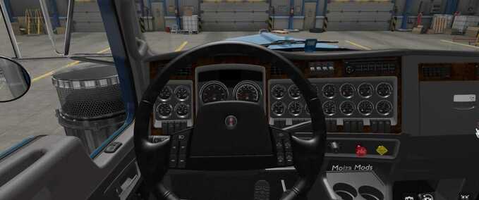 Trucks W900L Steering Wheel American Truck Simulator mod