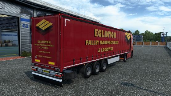 Eglinton Pallets Manufacturers and Logistics Lorry + Trailer Skin - Thumbnail 1