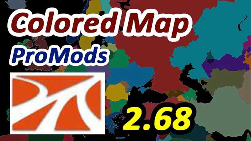 Colored Map for ProMods - Thumbnail 1