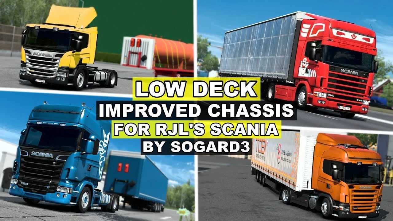 Low deck improved chassis for RJL’s Scania R&S by Sogard3 v1.0 23-06-18 [1.31.x] - Thumbnail 1