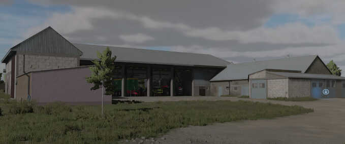 Schuppen Hall Kuhstall Garage Landwirtschafts Simulator mod