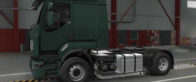 Trucks Renault Premium Exhausts Without Side Skirt MP-SP TruckersMP Eurotruck Simulator mod