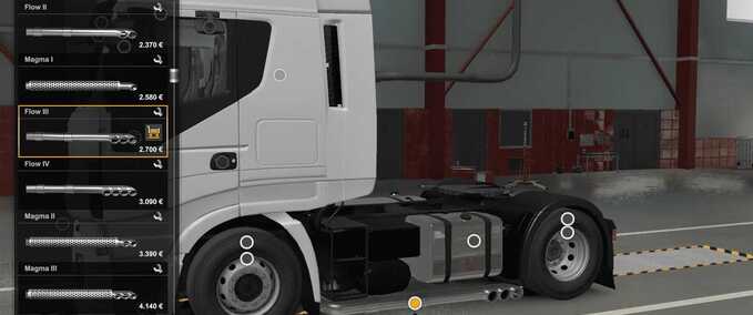 Trucks Iveco Hiway No Side Skirt + Exhausts Without Them MP-SP TruckersMP Eurotruck Simulator mod
