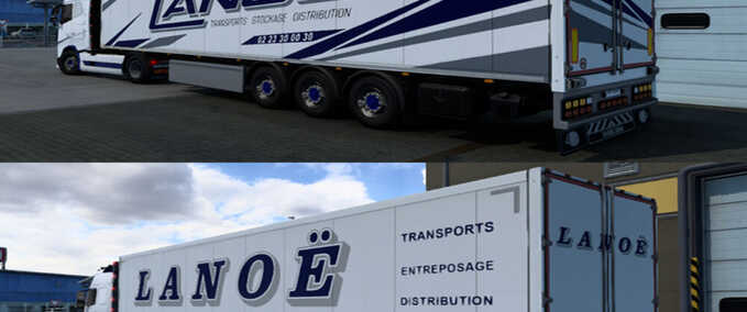 Trucks Lanoë Transports Skin Pack Eurotruck Simulator mod